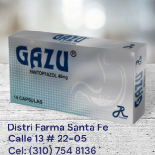 GAZU 40MG X 14 CAPSULAS (PANTOPRAZOL 40MG)