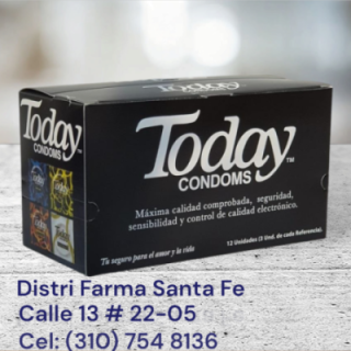 PRESERVATIVO TODAY X 12 UNIDADES