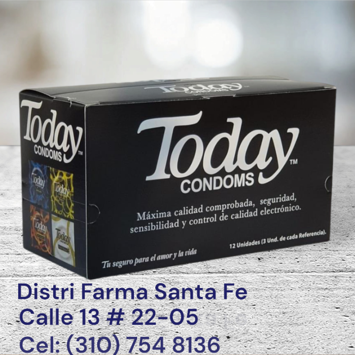 PRESERVATIVO TODAY X 12 UNIDADES