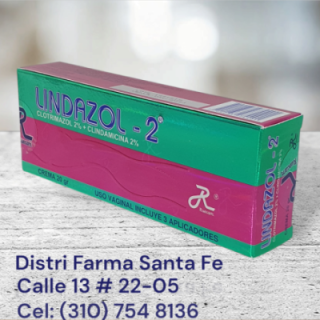 CREMA LINDAZOL-2  X 20GR X 3 APLICADORES