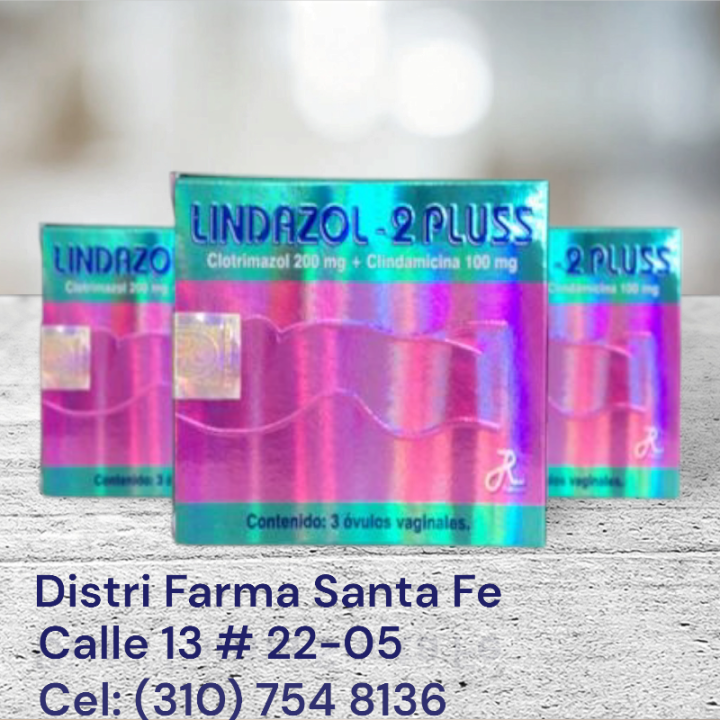 LINDAZOL-2PLUSS X 3 OVULOS VAGINALES