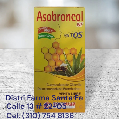 ASOBRONCOL NF AMARILLO JARABE FRASCO X 120ML
