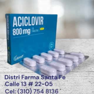 ACICLOVIR LAPROFF 800MG X 10 TABLETAS