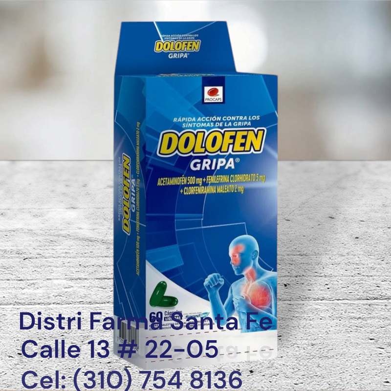 DOLOFEN GRIPA X 60 CAPSULAS LIQUIDAS