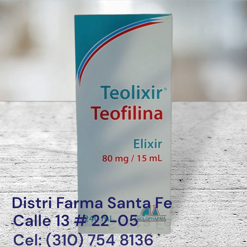 TEOLIXIR SUSPENSION 80MG/15ML X240ML (TEOFILINA)