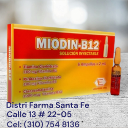 MIODIN-B12 MULTIVITAMINICO INYECTABLE