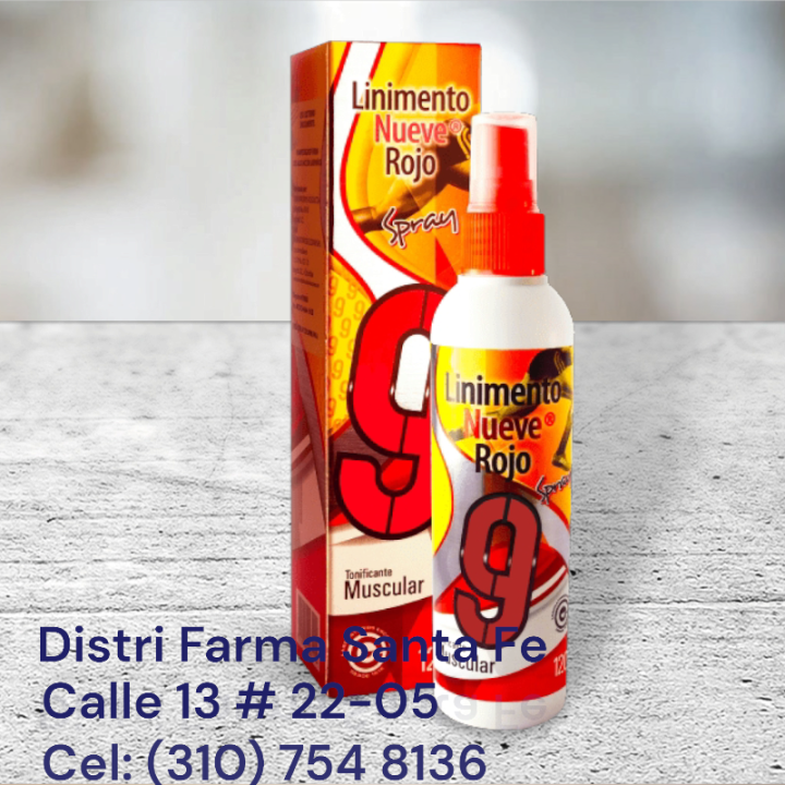LINIMENTO VENENCIANO No 9 SPRAY X 120ML (IVA)