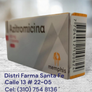 AZITROMICINA MEMPHIS 500MG X 3 TABLETAS