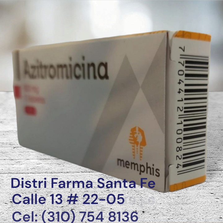 AZITROMICINA MEMPHIS 500MG X 3 TABLETAS