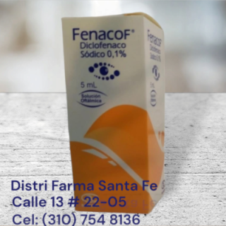 FENACOF 5ML  DICLOFENACO  0.1% (GOTAS OFTALMICAS)