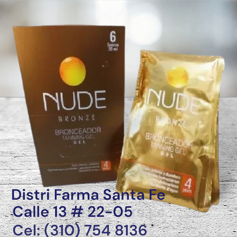 NUDE X 6 SOBRES AUTOBRONCEADOR (IVA)