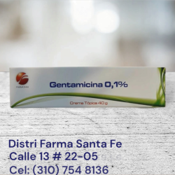 GENTAMICINA CREMA TOPICA TUBO  X 40GR