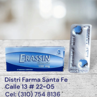 ERASSIN 100MG X 2 TABLETAS