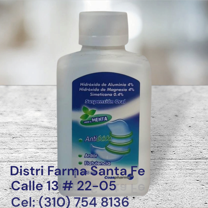 HIDROXIDO DE ALUMINIO COASPHARMA X 150ML