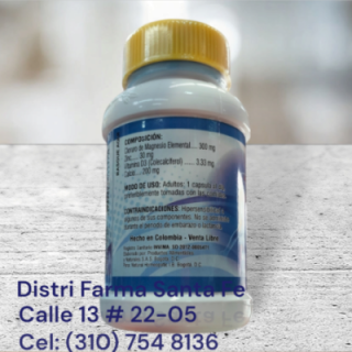 CLORURO DE MAGNESIO 150MG X 100 CAPSULAS (FRASCO)