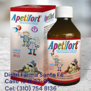 JARABE APETIFORT FRASCO X 240G