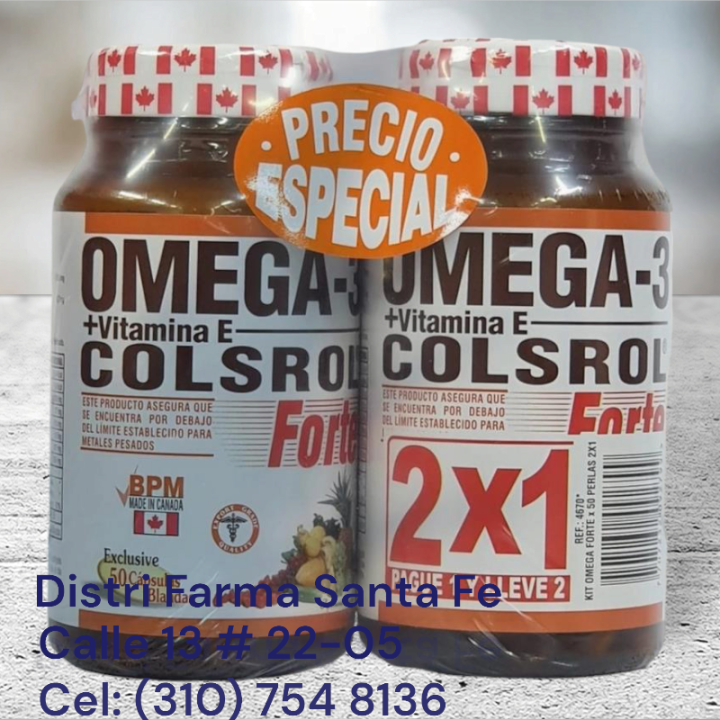 VITAMINA OMEGA 3 + VITAMINA E X 50 (IVA) (FRASCO)