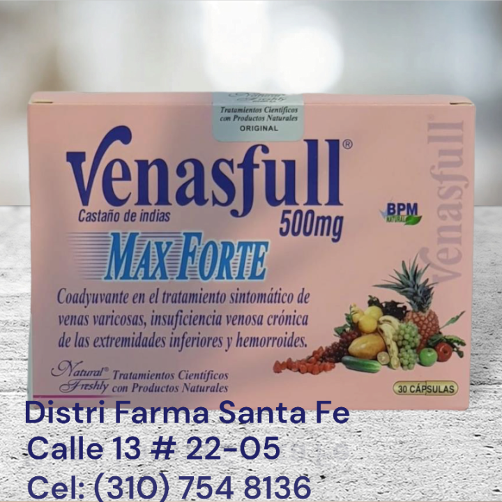 VENASFULL CASTAÑO DE INDIAS X 30 CAPSULAS