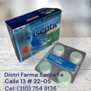 ISEPTIC GARGANTA X 12 TABLETAS MASTICABLES