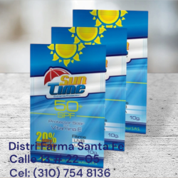 PROTECTOR SOLAR SUN TIME SPF 50 X 24 SOBRES (IVA)