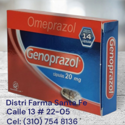 GENOPRAZOL 20MG X 14 CAPSULAS (OMEPRAZOL)
