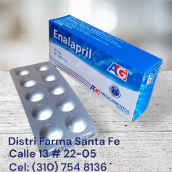 ENALAPRIL AG 20MG X 30 TABLETAS