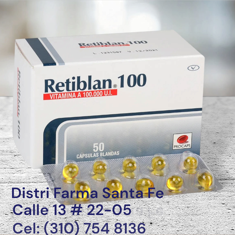 RETIBLAN 100.000 U.I. X 50CAPSULAS (VITAMINA A)