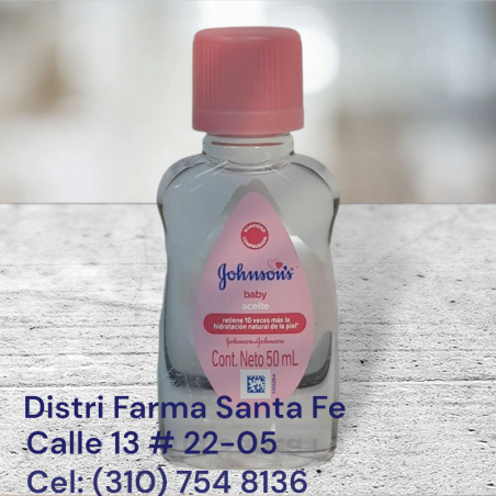 BABY ACEITE JOHNSONS FRASCO X 50ML (IVA)