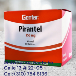 PIRANTEL GENFAR 250MG X 60 TABLETAS