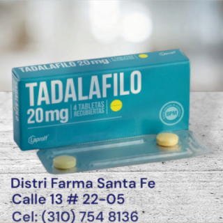 TADALAFILO LAPROFT  20MG X 4 TABLETAS