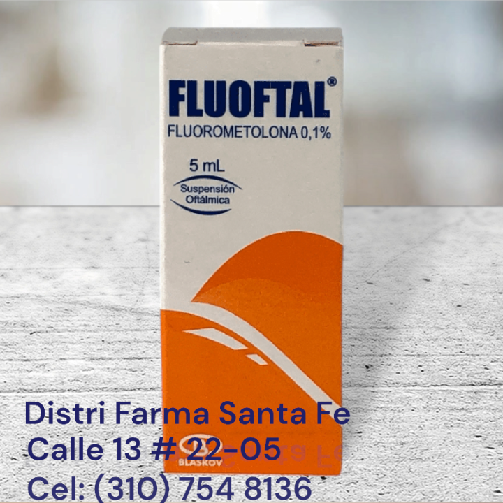 FLUOFTAL  GOTAS OFTALMICAS  5ML (FLUOROMETOLONA)