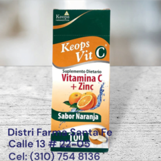 VITAMINA C + ZINC ECONOMICA X 100 TABLETAS (IVA)