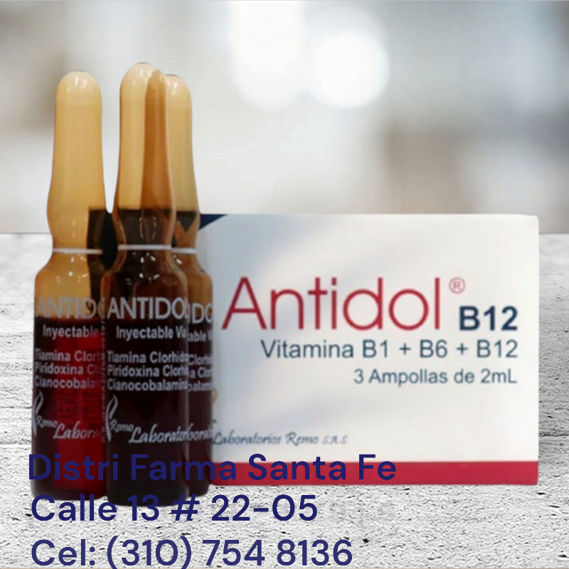 ANTIDOL B12 X 3 AMPOLLAS DE 2ML