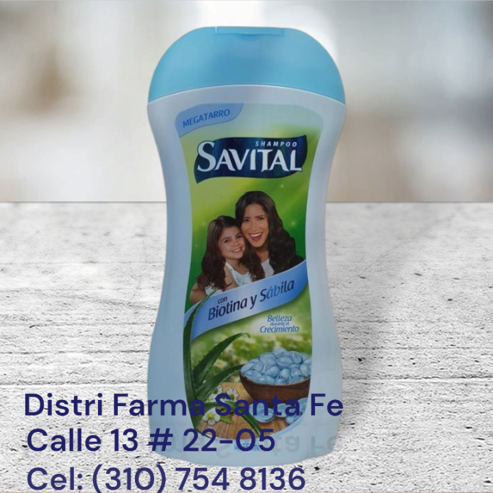 SHAMPOO SAVITAL POTE X 550ML (IVA)