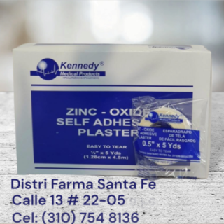 ESPARADRAPO (BLANCO) 0.5" X 5 YARDAS