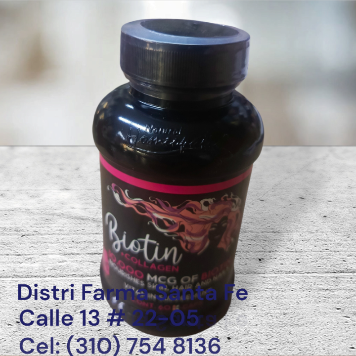 BIOTINA + COLAGENO X 60 CAPSULAS (FRASCO)