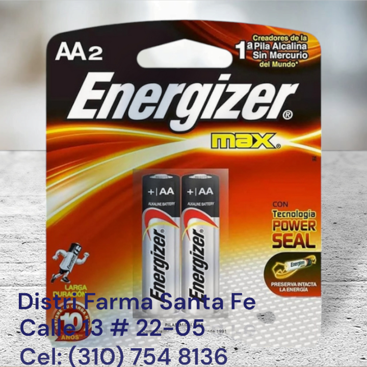 PILA ENERGIZER  AA ALKALINA (IVA)
