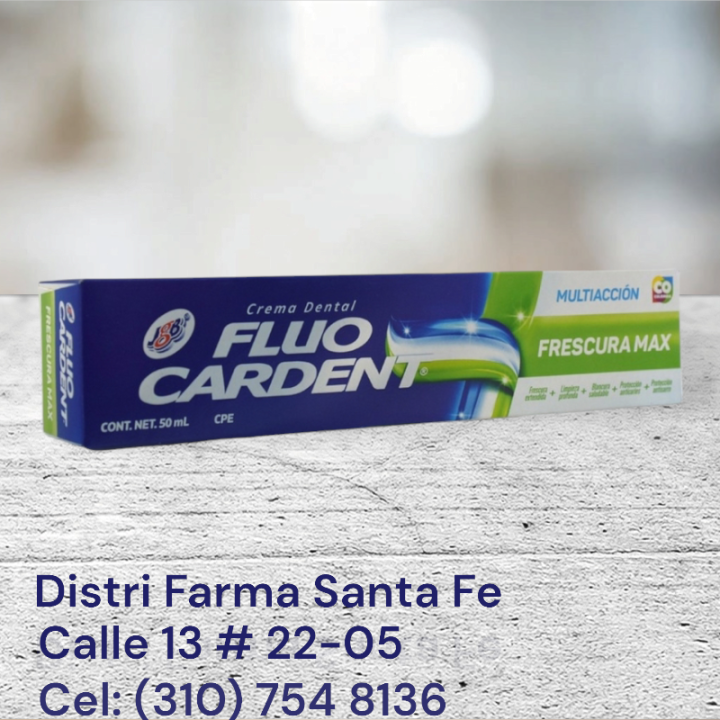 CREMA DENTAL FLUO CARDENT 50 ML + CEPILLO (IVA)