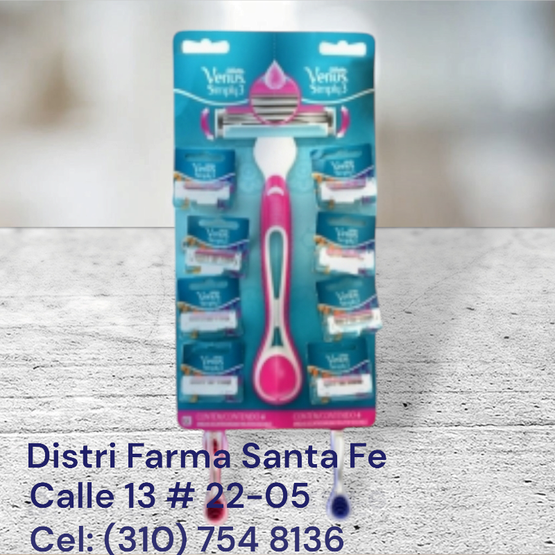 MAQUINA GILLETTE VENUS X 8 UNIDADES (IVA)