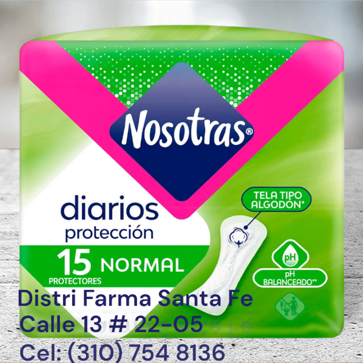 PROTECTORES NOSOTRAS X  15 UNIDADES (VERDE)