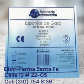 GASA X 20 SOBRES 3X3 X 5 UNIDADES (100 UNIDADES)