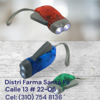 LINTERNA DE DINAMO RECARGABLE (IVA)