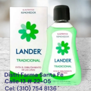 REMOVEDOR LANDER X 55ML (VERDE) (IVA)