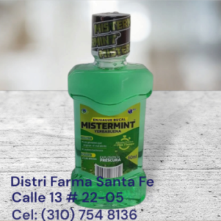 ENJUAGUE BUCAL MISTERMINT X 60ML (PEQUEÑO) (IVA)