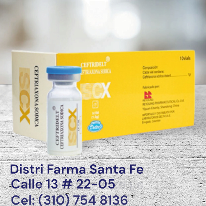 CEFTRIDELT AMPOLLA (CEFTRIAXONA SODICA)