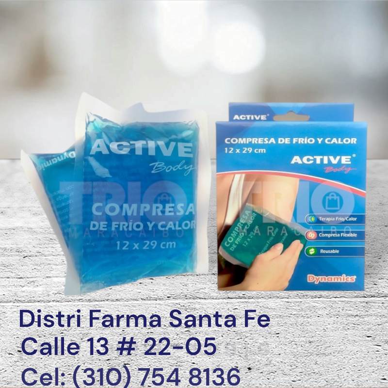 COMPRESA TERAPEUTICA FRIO CALOR (22cm L X 14cm A)