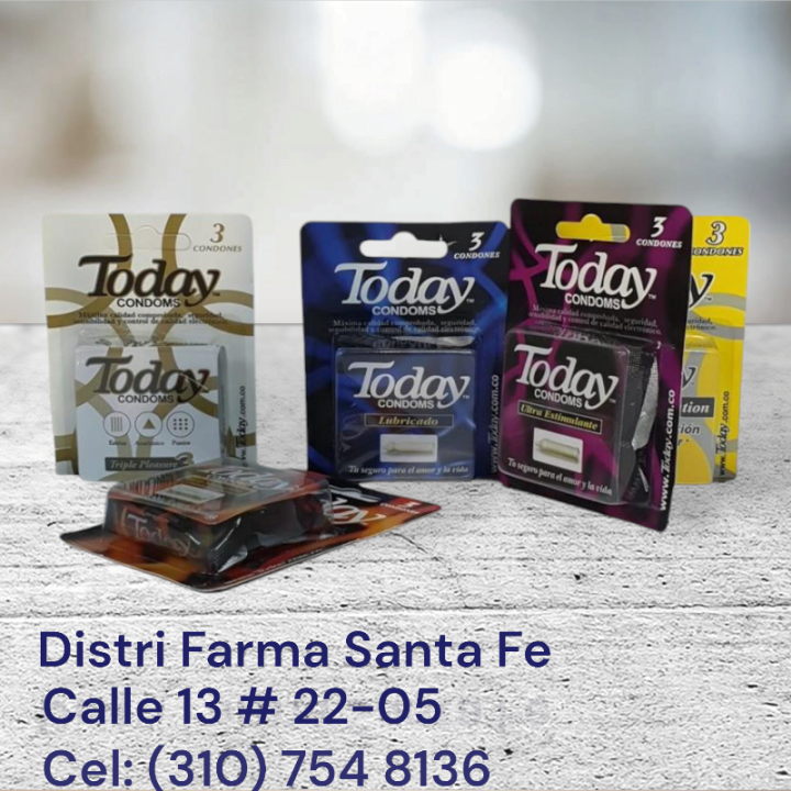 PRESERVATIVO TODAY X 3 UNIDADES