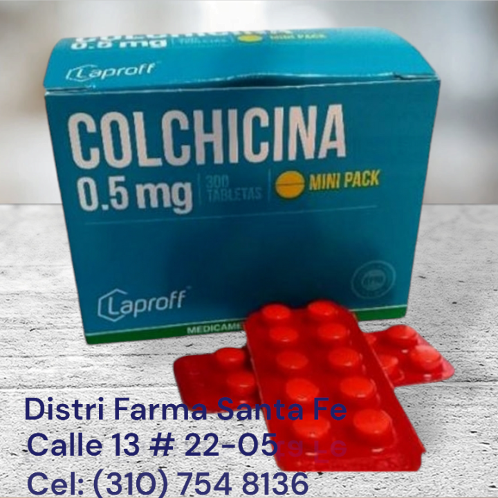 COLCHICINA LAPROFF 0.5MG X 300 TABLETAS