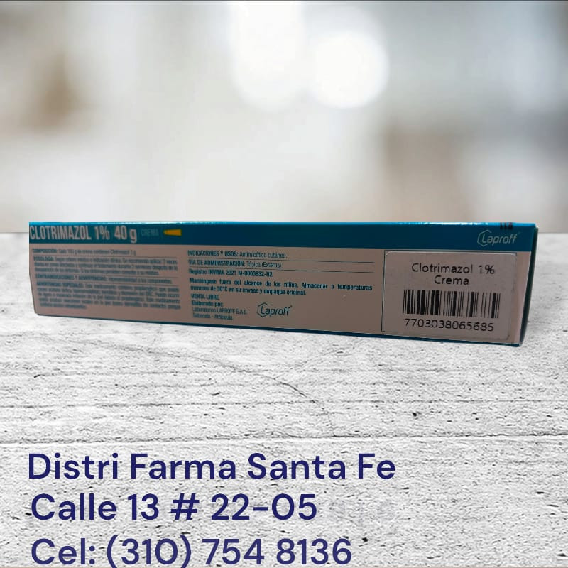 CLOTRIMAZOL LAPROFF CREMA TOPICA X 40GR