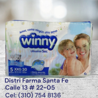 PAÑAL WINNY ETAPA 5X30 UNIDADES (IVA) (TQ)